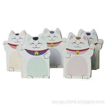 Sticky memo pad with lovely shape and design, hot in Japan market